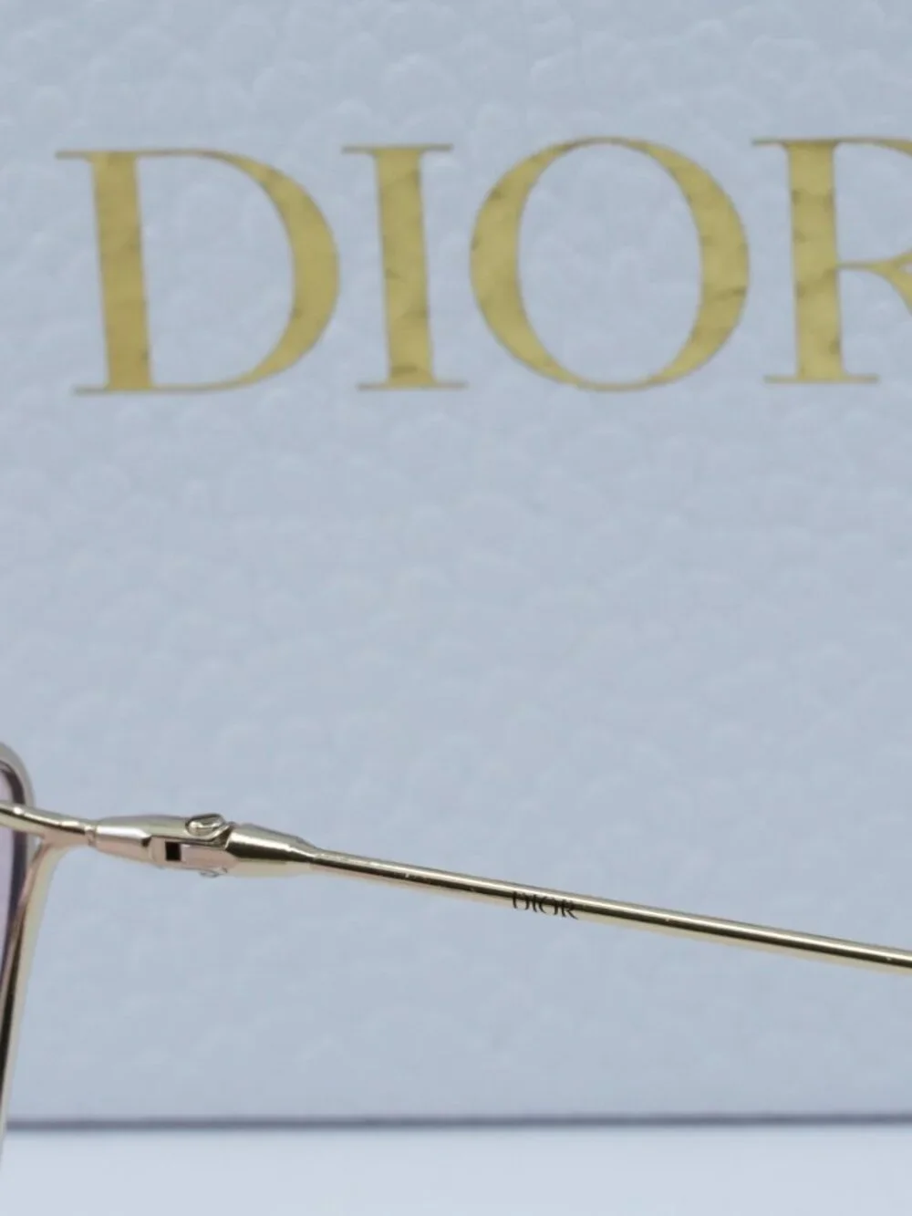 Dior MISSDIOR B1U B0L0 Cat Eye Sunglasses – Gold / Purple